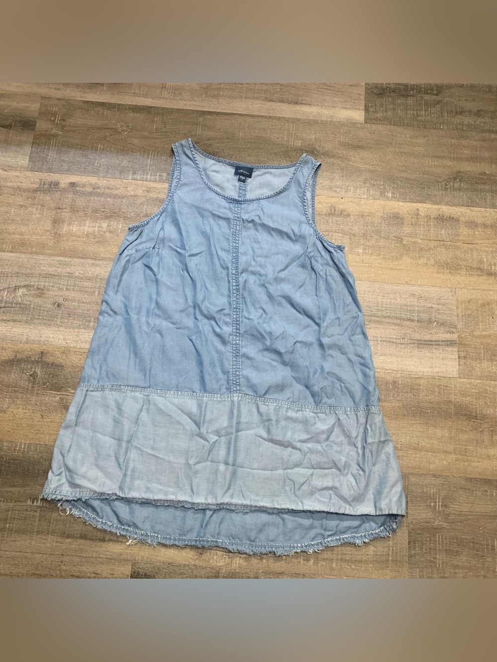 J. Jill Denim Soft Blue Tank Sleeveless Tunic Top Women’s Small